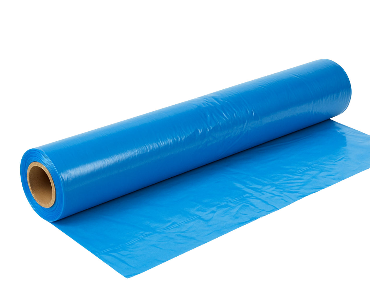 VCI Anti-Corrosion Flat Film Transparent Blue - 200cm x 100m x 100 micron